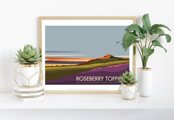 Garniture de roseberry - North Yorkshire - Impression d'art premium