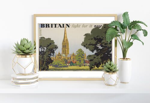 Britain - Fight For It - 11X14” Premium Art Print