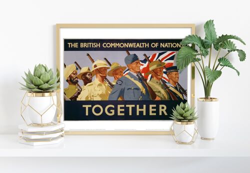 Commonwealth Of Nations Together - 11X14” Premium Art Print