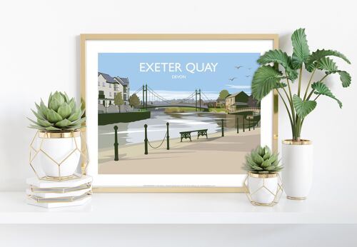 Exeter Quay - Devon - 11X14” Premium Art Print