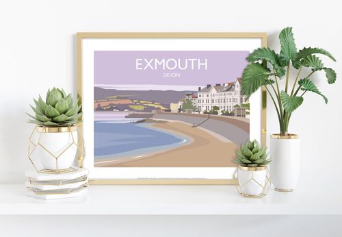 Exmouth - Devon - 11X14” Premium Art Print