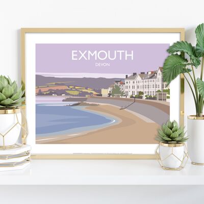 Exmouth - Devon - 11 x 14" stampa d'arte premium