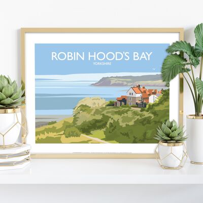 Bahía de Robin Hood - Impresión de arte premium de 11X14"