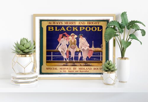 Blackpool Three Ladies - 11X14” Premium Art Print