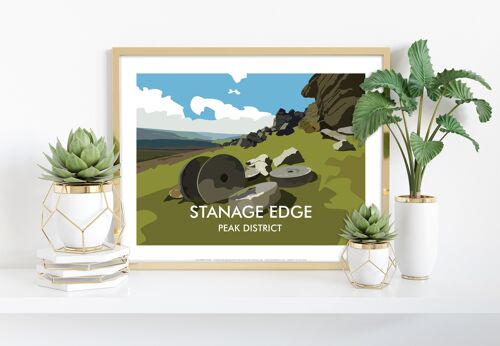 Stanage Edge - Peak District - 11X14” Premium Art Print