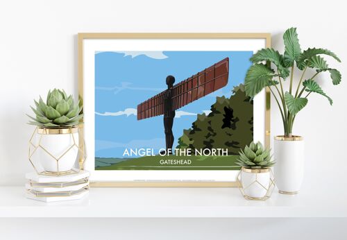 Angel Of The North - Gateshead - 11X14” Premium Art Print