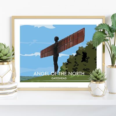 Angel Of The North - Gateshead - 11X14” Premium Art Print