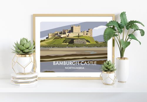 Bamburgh Castle - Northumbria - 11X14” Premium Art Print