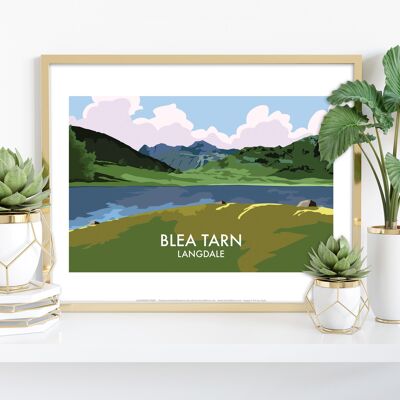 Blea Tarn - Langdale - Impresión de arte premium de 11X14"
