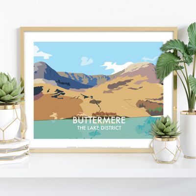 Buttermere - The Lake District - Stampa d'arte premium 11 x 14".