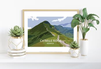 Catbells Ridge - Keswick - 11X14" Premium Art Print