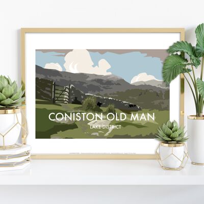 Coniston Old Man - Lake District - 11X14” Premium Art Print
