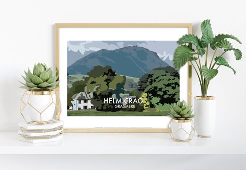 Helm Crag - Grasmere - 11X14” Premium Art Print