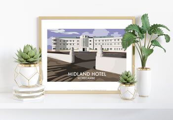 Hôtel Midland - Morecambe - 11X14" Premium Art Print