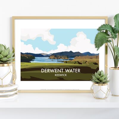 Derwent Water - Keswick - Impression d'art premium 11 x 14 po