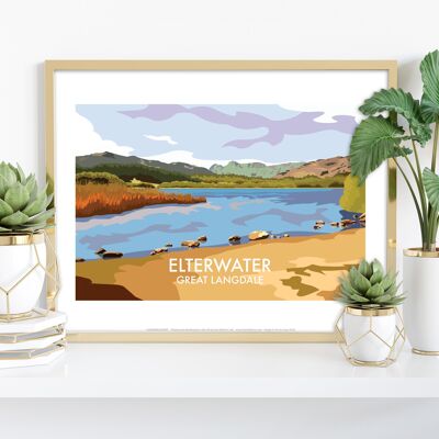 Elterwater – Great Langdale – Premium-Kunstdruck im Format 11 x 14 Zoll