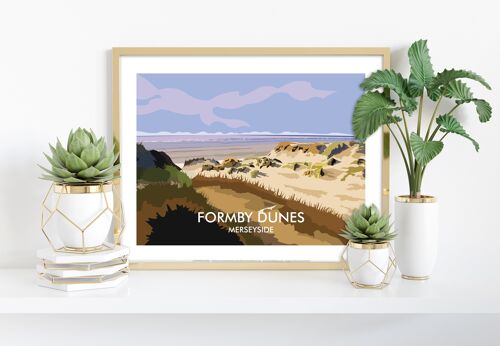 Formby Dunes - Merseyside - 11X14” Premium Art Print