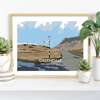 Greendale – The Lake District – Premium-Kunstdruck im Format 11 x 14 Zoll