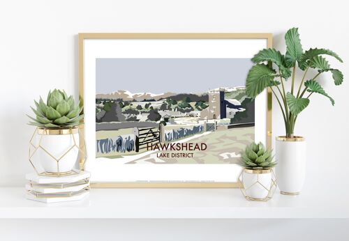 Hawkshead - Lake District - 11X14” Premium Art Print