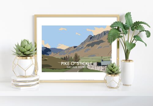 Pike O' Stickle - The Lake District - Premium Art Print