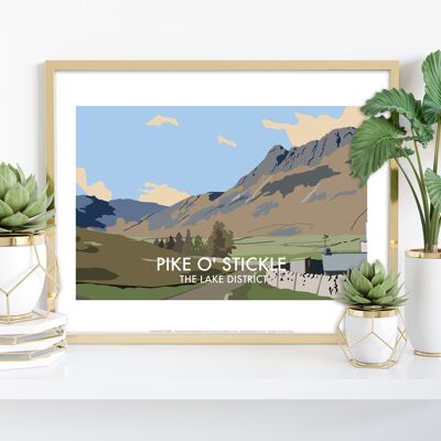 Pike O' Stickle - Le Lake District - Impression d'Art Premium