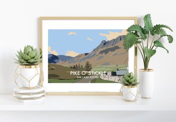 Pike O' Stickle - Le Lake District - Impression d'Art Premium
