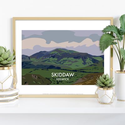 Skiddaw - Keswick - Impresión de arte premium de 11X14"