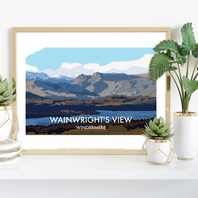Wainwrights View - Windermere - 11X14” Premium Art Print