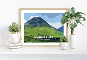 Wasdale Fells - Le Lake District - 11X14" Premium Art Print