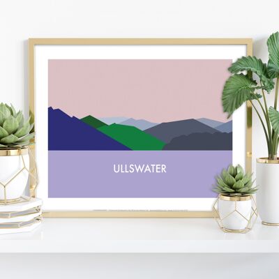 Ullswater - Impression artistique de qualité supérieure 11 x 14 po