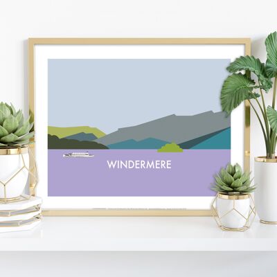 Windermere - Impression artistique de qualité supérieure 11 x 14 po