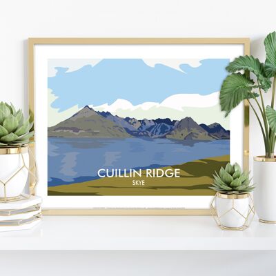 Cuillin Ridge - Skye - Impresión de arte premium de 11X14"