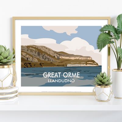 Great Orme – Landudno – 11 x 14 Zoll Premium-Kunstdruck