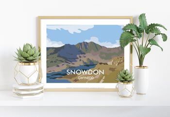 Snowdon - Gwynedd - 11X14" Premium Art Print