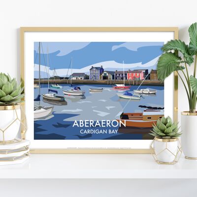 Aberaeron - Cardigan Bay - Impresión de arte premium de 11X14"