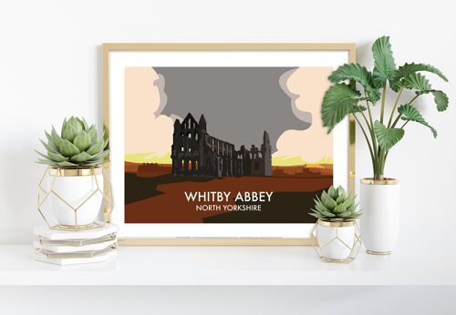 Whitby Abbey - North Yorkshire - 11X14” Premium Art Print