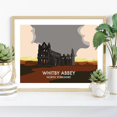 Whitby Abbey - North Yorkshire - 11 x 14" stampa d'arte premium