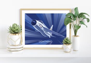 Lightning par l'artiste Stephen Millership - Impression d'art premium