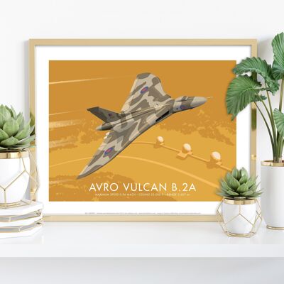 Arvo Vulcan von Künstler Stephen Millership – 11 x 14 Zoll Kunstdruck