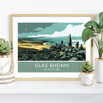 Glas Bheinn von Künstler Stephen Millership – 11 x 14 Zoll Kunstdruck