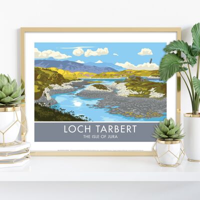 Loch Tarbert dell'artista Stephen Millership - Stampa d'arte