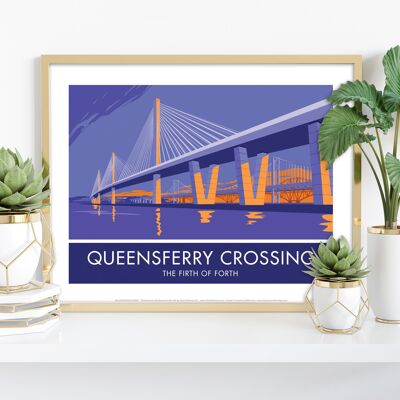 Queensferry Crossing di Stephen Millership Art Print