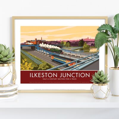Ilkeston Junction von Künstler Stephen Millership – Kunstdruck