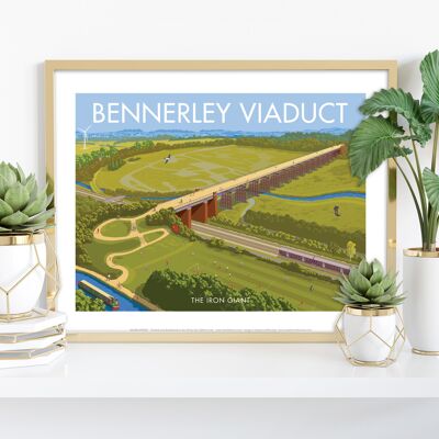 Viaducto de Bennerley, el gigante de hierro - Lámina artística