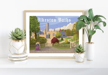 Bains d'Ilkeston par l'artiste Stephen Millership - Impression artistique