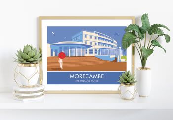 Morecambe, l'hôtel Midland par Stephen Millership Impression artistique