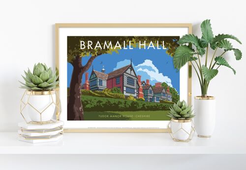 Bramall Hall, Cheshire By Stephen Millership Art Print