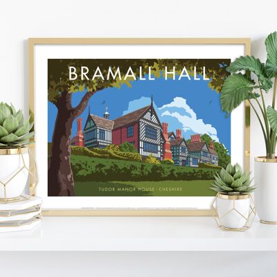 Bramall Hall, Cheshire By Stephen Millership Art Print