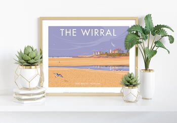 Le Wirral, Hoylake par l'artiste Stephen Millership Impression artistique