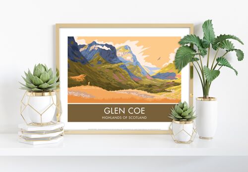Glen Coe By Artist Stephen Millership - Premium Art Print